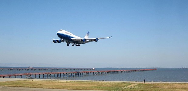 Landeanflug auf San Francisco: Empfohlen mit GPS.