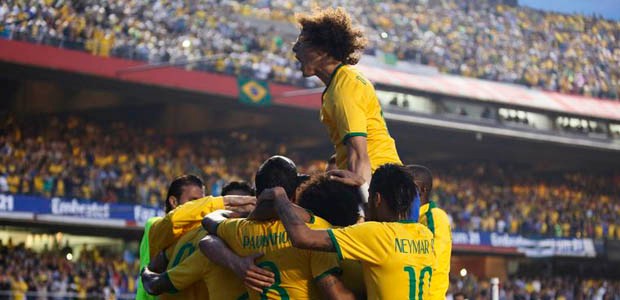 Brasilianische Nationalelf im letzten Testspiel: Nicht alle haben Freude an der WM.