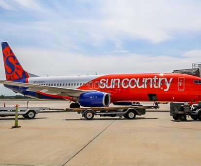 Sun Country, USA.