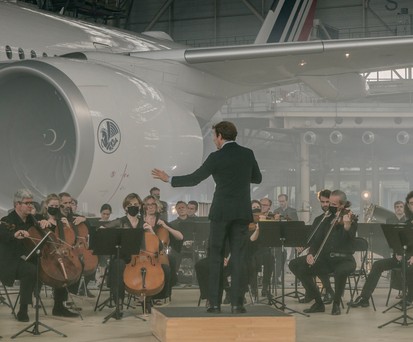 Daniel Harding: Er dirigierte auch schon im Hangar. 