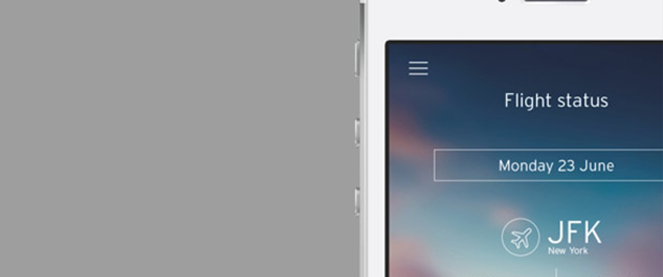 Selbstverständlich würde auch Holiday Inn Airlines eine App besitzen, die Passagieren viele Zusatzinfos bietet.
