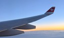 Blick aus einem Airbus A330 von Swiss: Die Fluglinie nimmt ein neues Ziel in Indien auf.