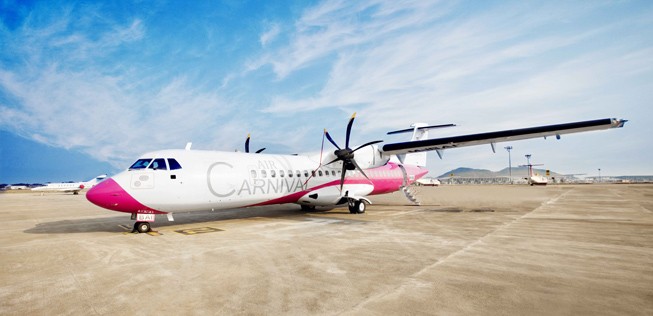 Die indische Air Carnival flog mit einer ATR 72-500 vier Ziele an. Im April stellte sie den Betrieb ein, im November wurde das Insolvenzverfahren eröffnet.