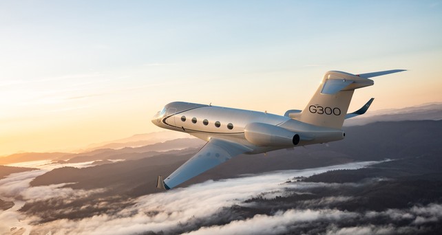 Animation der Gulfstream G300: Das Flugzeug soll die Nachfolge der G280 antreten.