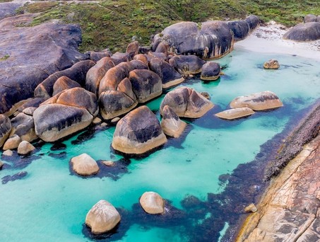 Southern Forests Elephant Rocks Aerial 