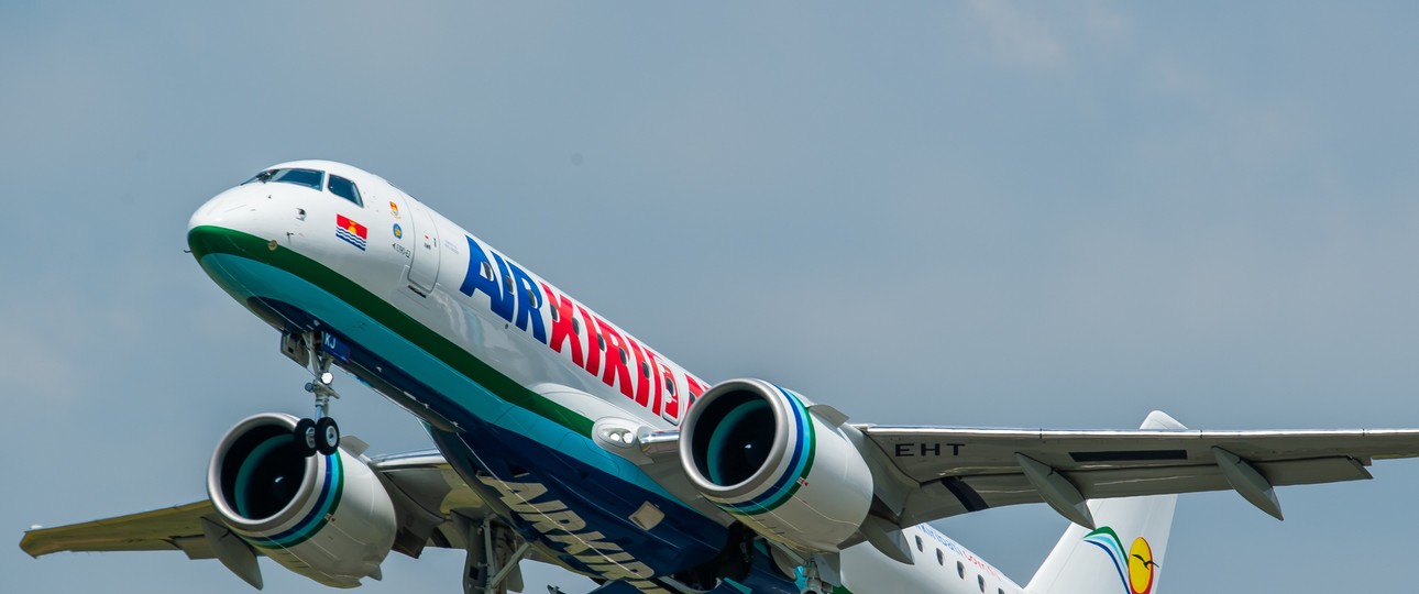 Die erste Embraer E190-E2 von Air Kiribati.