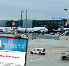 Flughafen Frankfurt und Verdi-Schreiben: Widerstand gegen die AfD.