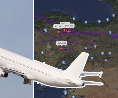 Richtung Naher Osten: Viele Flüge sind außerplanmäßig vor dem Iran umgedreht.