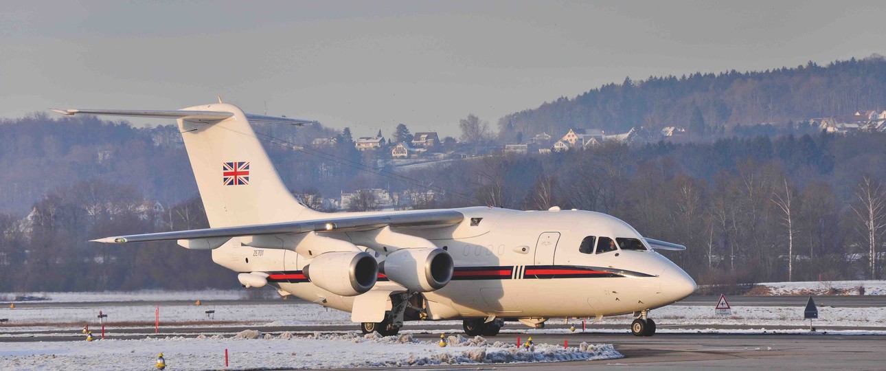 BAE 146 des Königshauses: Wird ausgeflottet.