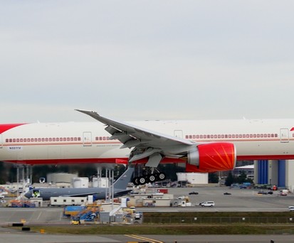 Boeing 777-300 ER mit der Registrierung VT-ALW: Bald für die Regierung unterwegs.