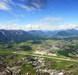 Flughafen Salzburg: Fünf Wochen lang kein Flugverkehr.
