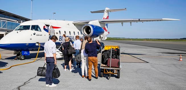 Die gesamte Flotte der Dänen besteht aus Dornier 328 Jet. Die Dänen besitzen ein Viertel aller noch flugtauglichen Exemplare.