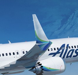 Visualisierung der Boeing 737 Max 9 von Alaska Airlines: 13 weitere kommen.