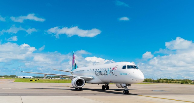 Embraer E-Jet von Bermudair: Die Fluggesellschaft setzt derzeit noch auf E175 und E190.