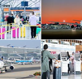 Bilder aus Köln/Bonn, Düsseldorf, Frankfurt und Berlin: Gut vorbeitete auf den Osterverkehr?