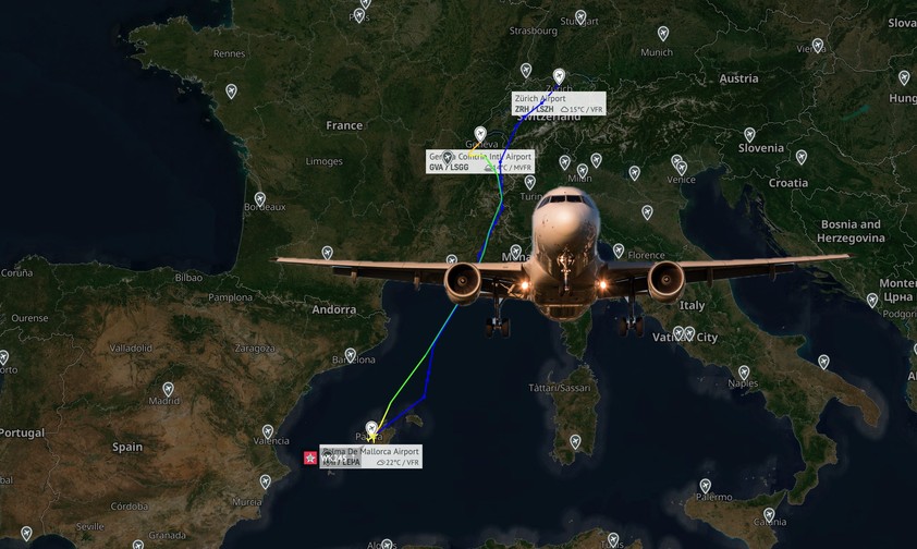 airbus-a320 swiss-edelweiss mallorca gend zuerich