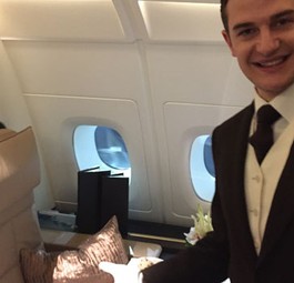 Und im Preis inbegriffen ist der Service des ganz privaten Butlers.