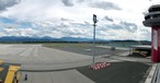 Flughafen Klagenfurt: Ziemlich wenig los.