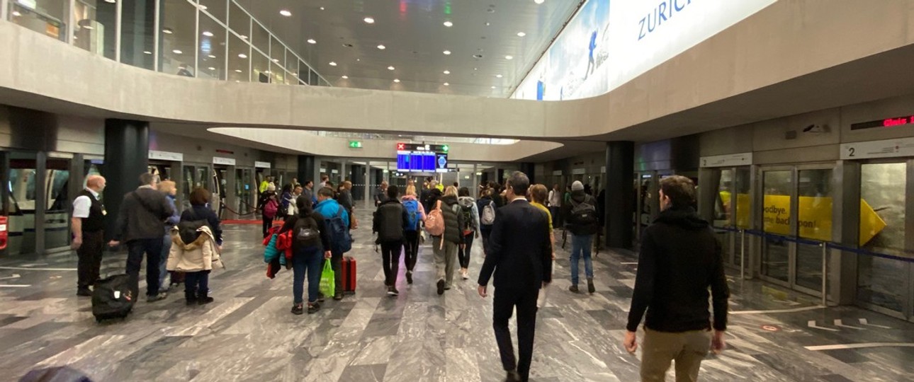 Die Skymetro des Flughafens Zürich: Täglich von rund 18.000 Menschen genutzt.