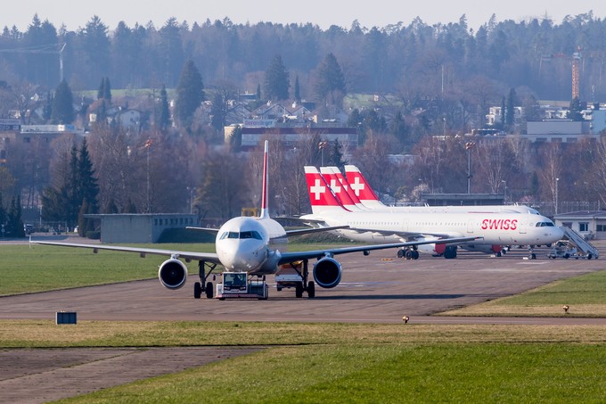 Rangiermanöver in Dübendorf.