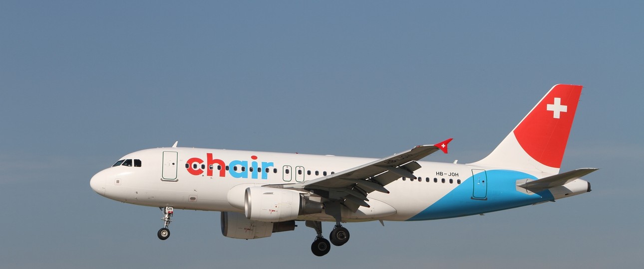 Airbus A319 von Chair Airlines: Alle drei Flieger tragen jetzt das neue Kleid.