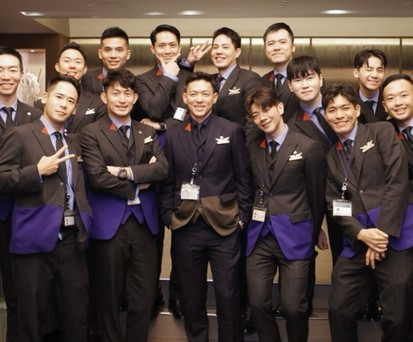 Flugbegleiter von China Airlines: Mitte November flog die erste rein männliche Crew nach New York.