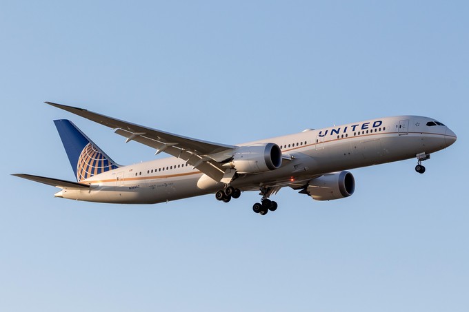 Platz 2 nimmt United Airlines ein mit 65 Dreamlinern.