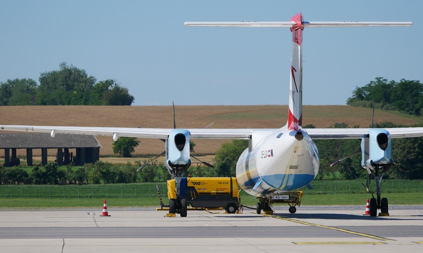 Dash 8 von Austrian: Bald nicht mehr im Einsatz.