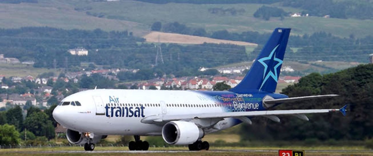 A310 von Air Transat: Notlösung für Transatlantikflüge.