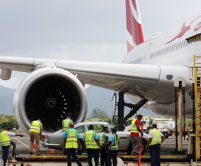 Airbus A350 von Air Mauritius: Die Airline steht im Spannungsfeld von zwei Golf-Airloines.