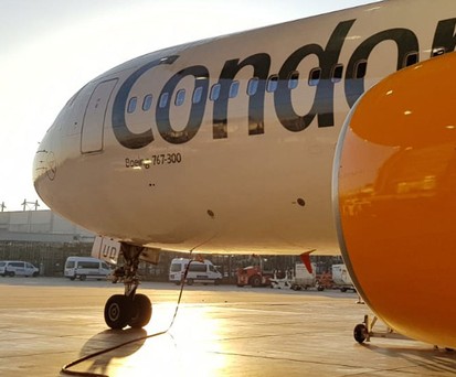 Flugzeug von Condor: Jetzt kann der Ferienflieger die Zukunft planen.