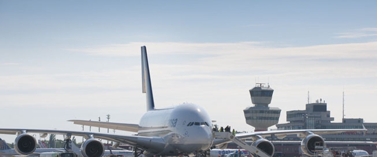 Flughafen Tegel: Das Bodenpersonal streikt.
