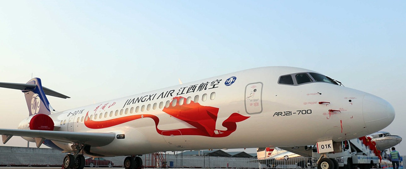 Comac ARJ21: Total Linhas Aéreas will mit dem chinesischen Regionaljet eventuell das Passagiergeschäft forcieren.