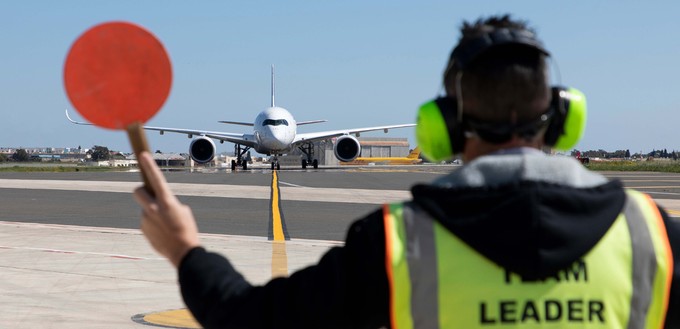 Ende 2021 sollte der umgebaute A350 erstmals abheben, jetzt wird es 2024.