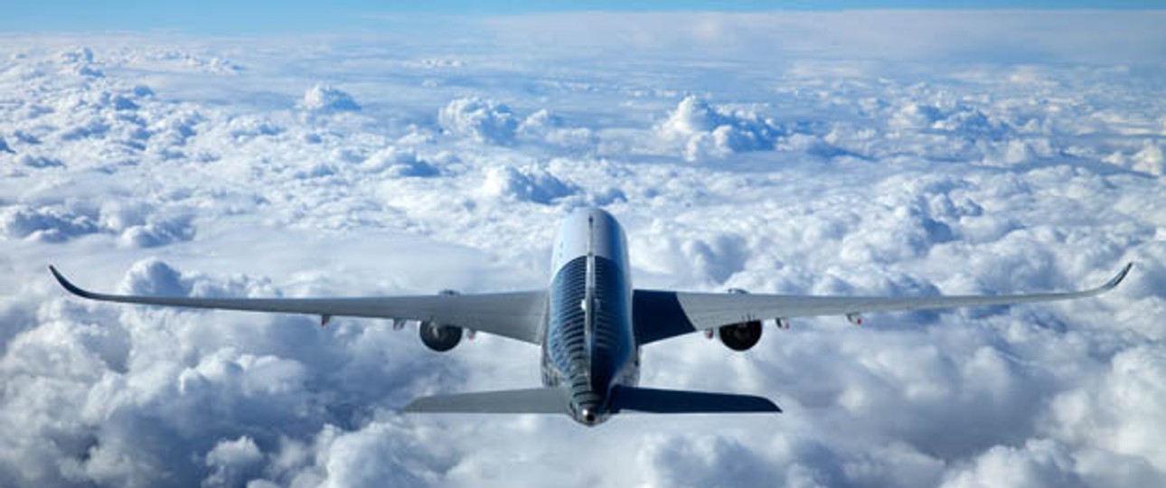 Airbus A350: Er fliegt - aber nicht in Dubai.