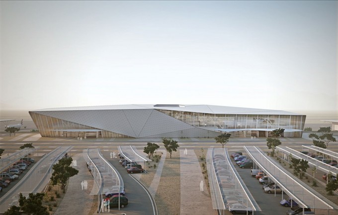 So wird der Flughafen nach der Fertigstellung aussehen.