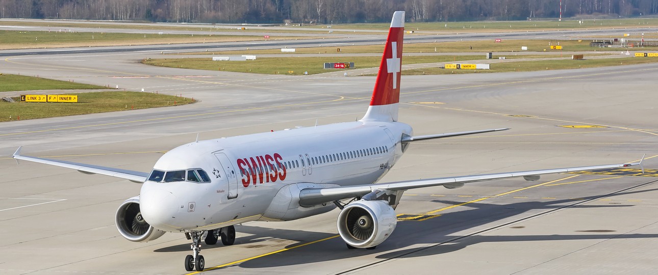 Airbus A320 von Swiss: Fliegt im Winter nicht mehr.