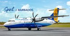 ATR-42 von Inter Caribbean Airways:  Das Flugzeug ist jetzt Barbados gewidmet.