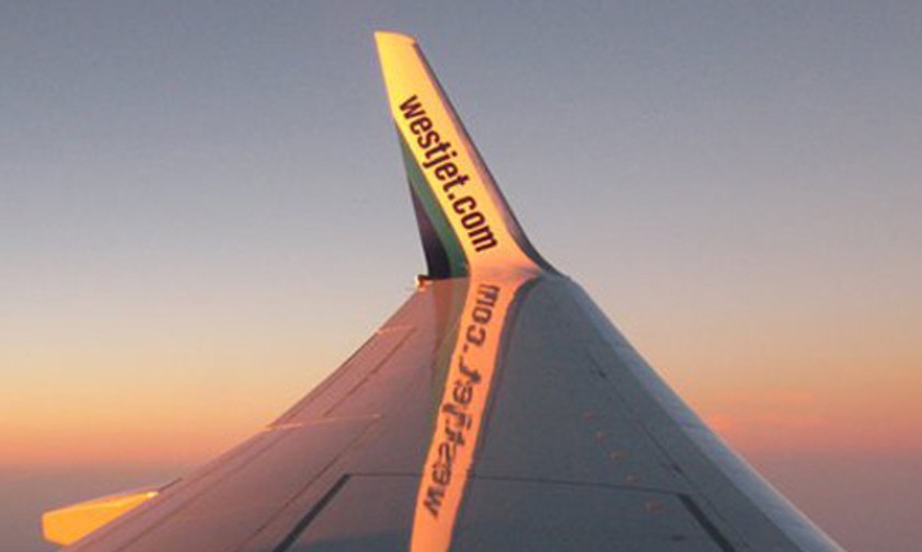 Westjet-Flügel: Die Airline will mehr als 40 Prozent des Regionalmarkts beherrschen.