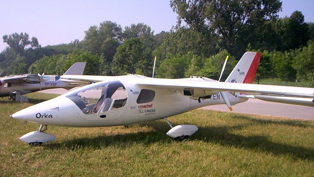 Auch Polen ist keine typische Flugzeugbau-Nation. Hersteller Margański & Mysłowski stellt ihre EM-11 Orka aus.