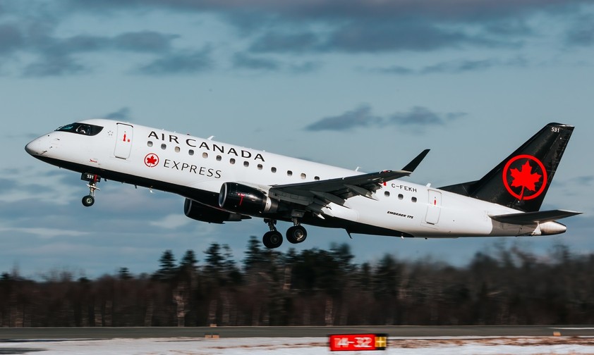 Embraer E175 von Air Canada Jazz: Unangenehme Begegnung in New York.