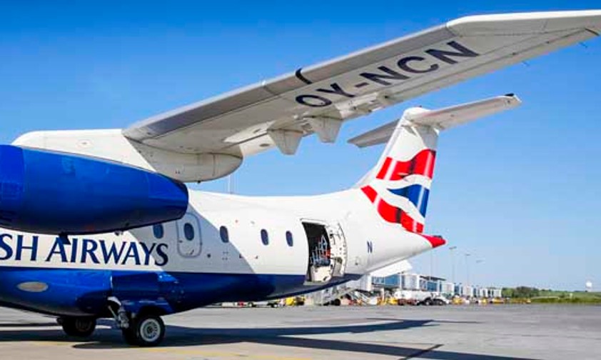 Sun-Air ist unabhängig, fliegt aber als Franchise von British Airways.