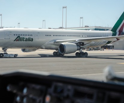 Flugzeug von Alitalia: Die Marke könnte ein Comeback erleben.