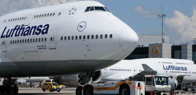 Platz 2: Lufthansa – 32 Boeing 747.