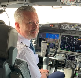 Oliver Lackmann: Zufrieden mit der Boeing 737 Max.