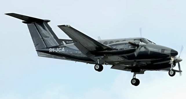 Beechcraft 200 Super King Air von Small Fly: Die maltesische Airline gewann eine Ausschreibung in Italien.