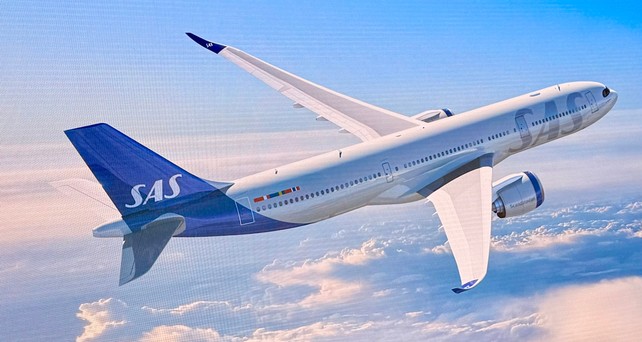 Airbus A330 Neo in den Farben von SAS: Ermöglichen neue Ziele.