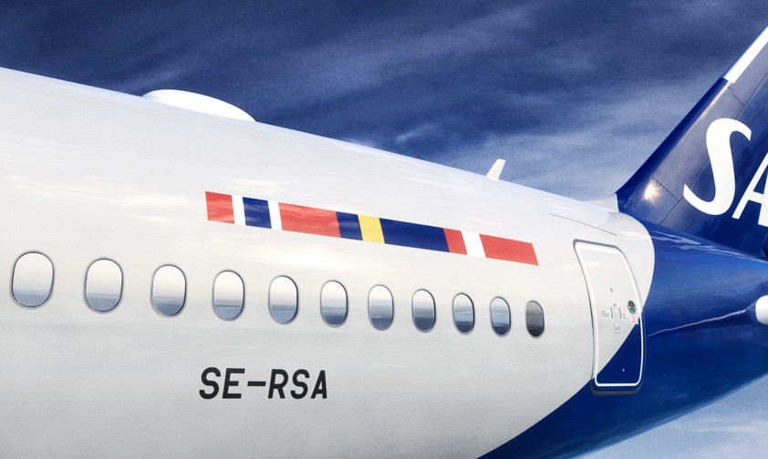 Landesfarben auf Flugzeuge von SAS: Drei Länder stecken in SAS, nur noch eines ist inzwischen Aktionär.