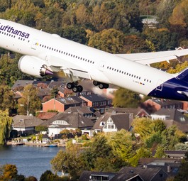 Boeing 787-9 Dreamliner von Lufthansa: Drei sind bisher da.