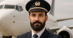 Pilot mit Bart: Die Regeln sind nicht überall gleich.